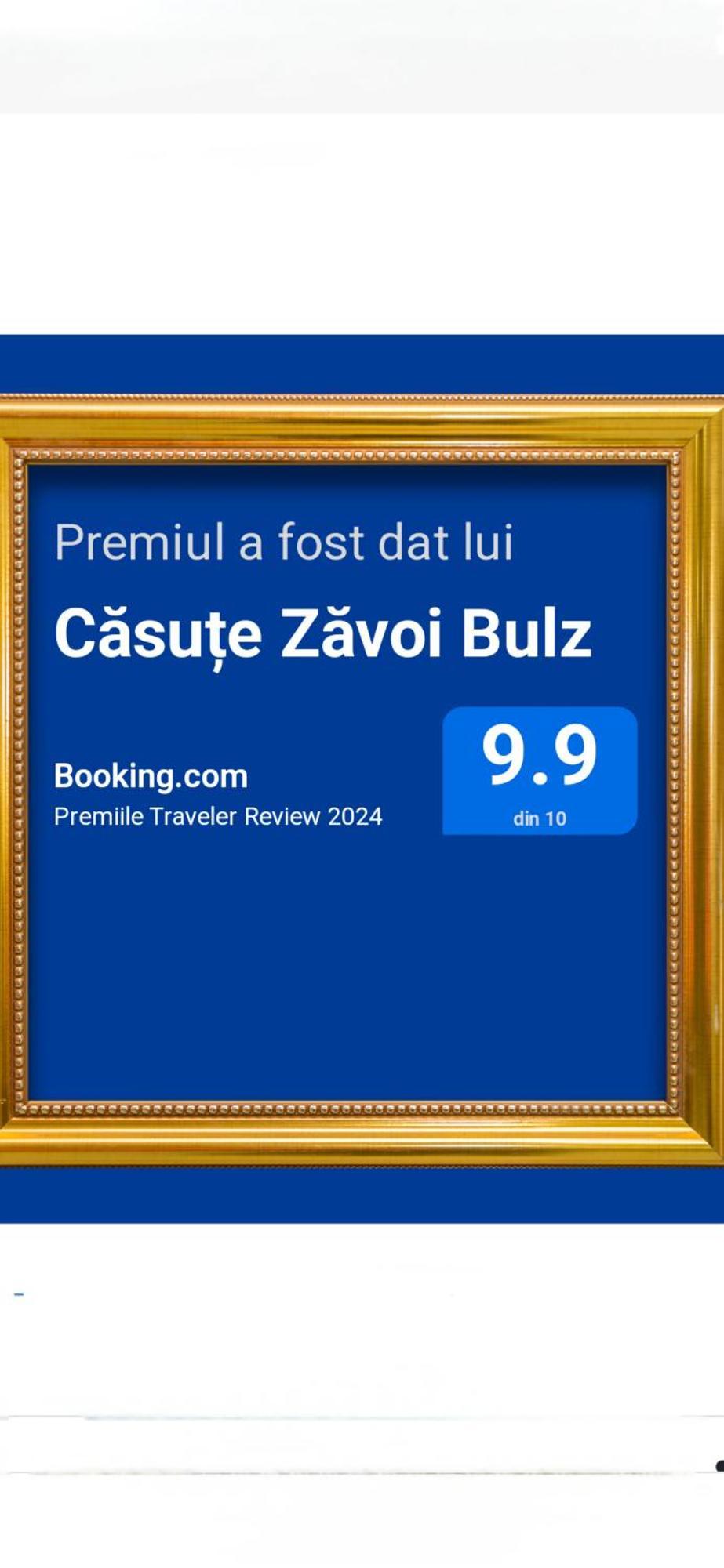 Casute Zavoi Bulz 빌라 외부 사진